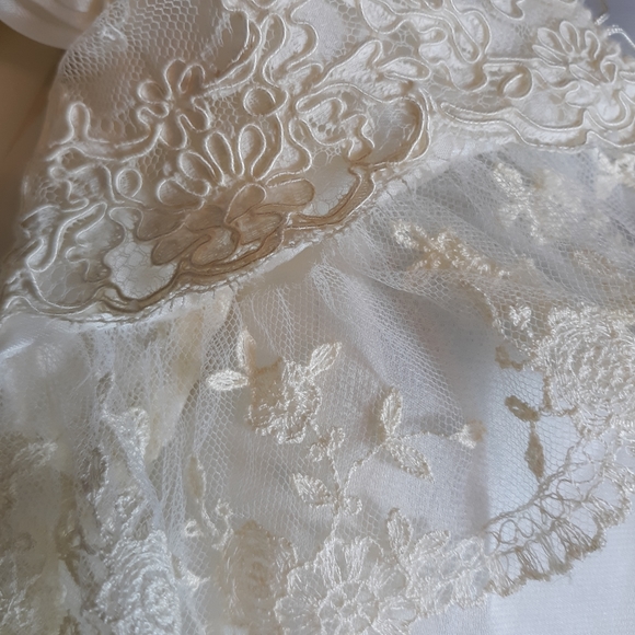 60s edwardian style lace wedding dress - Picture 14 of 15